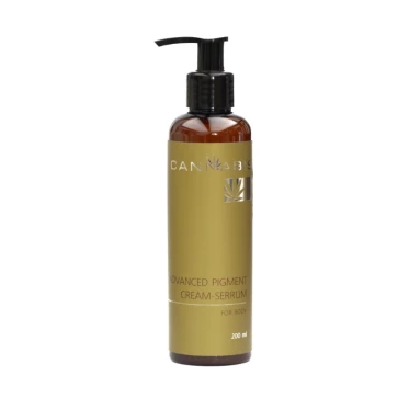 Cream-serum for the body against age spots with cannabis extract